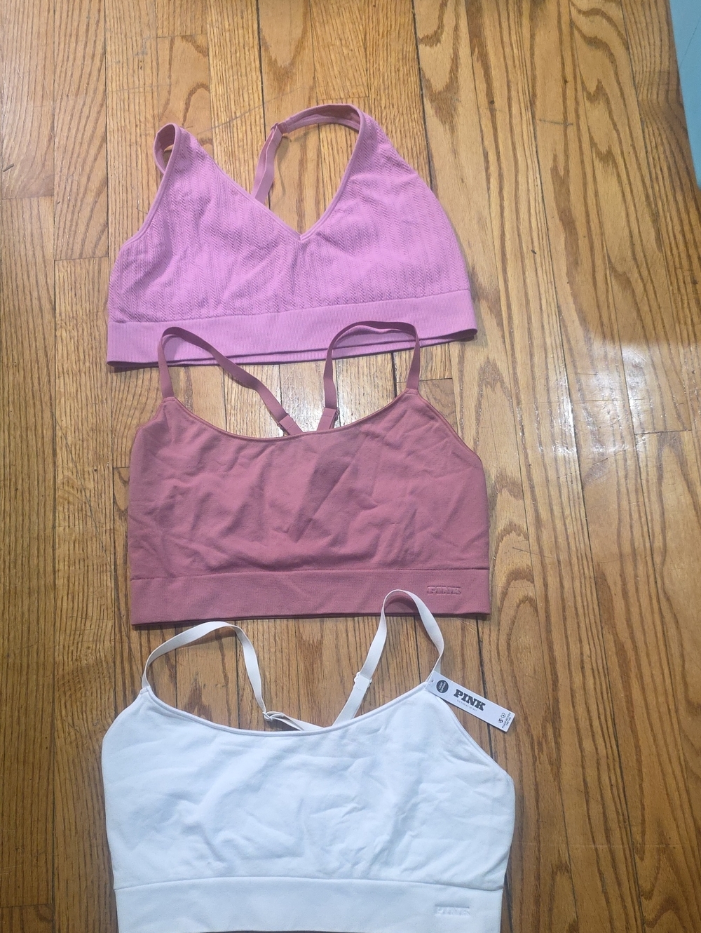 Womans Xl Set of 3 Bralettes Victoria Secret